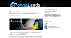 Desktop Screenshot of power-leads.com