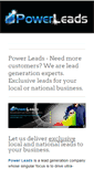 Mobile Screenshot of power-leads.com